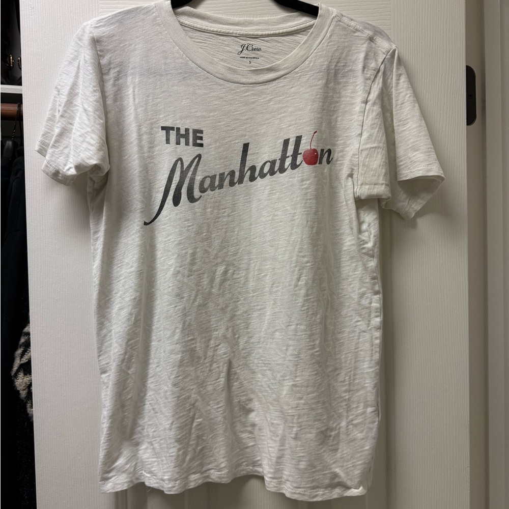 J. Crew Cream 'The Manhattan' Graphic Tee